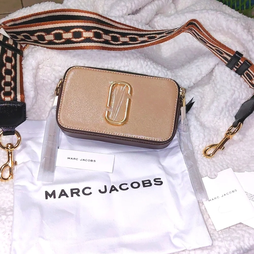 RARE New🤎Neutral✨Marc Jacobs Snapshot Chain Print bag❗️ - Picture 4 of 17